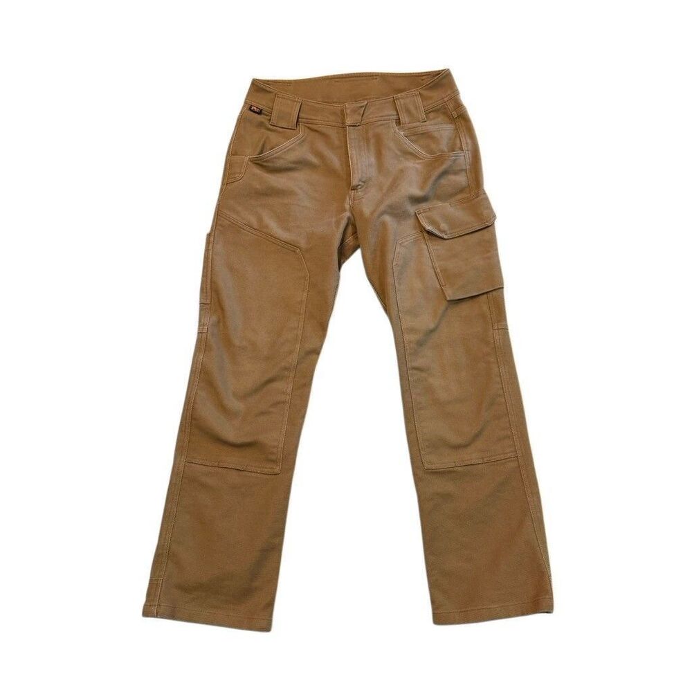Timberland Pro Mens 34x30 Straight-Fit Khaki Canvas Work Pants